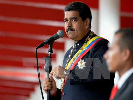 Tổng thống Venezuela Nicolas Maduro.